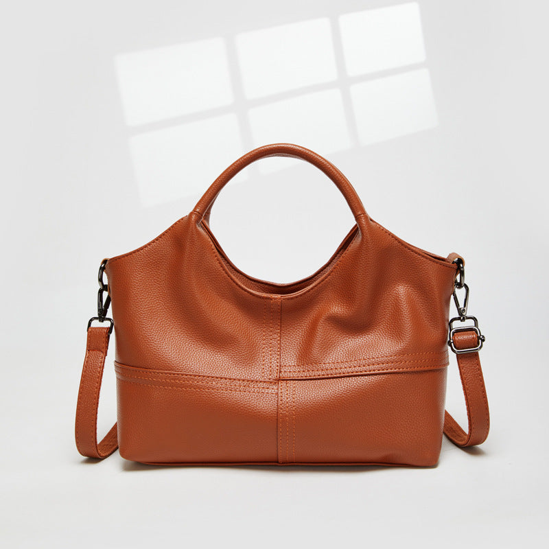 Lightweight Stitching Women's Large Capacity Advanced Texture Handbags
