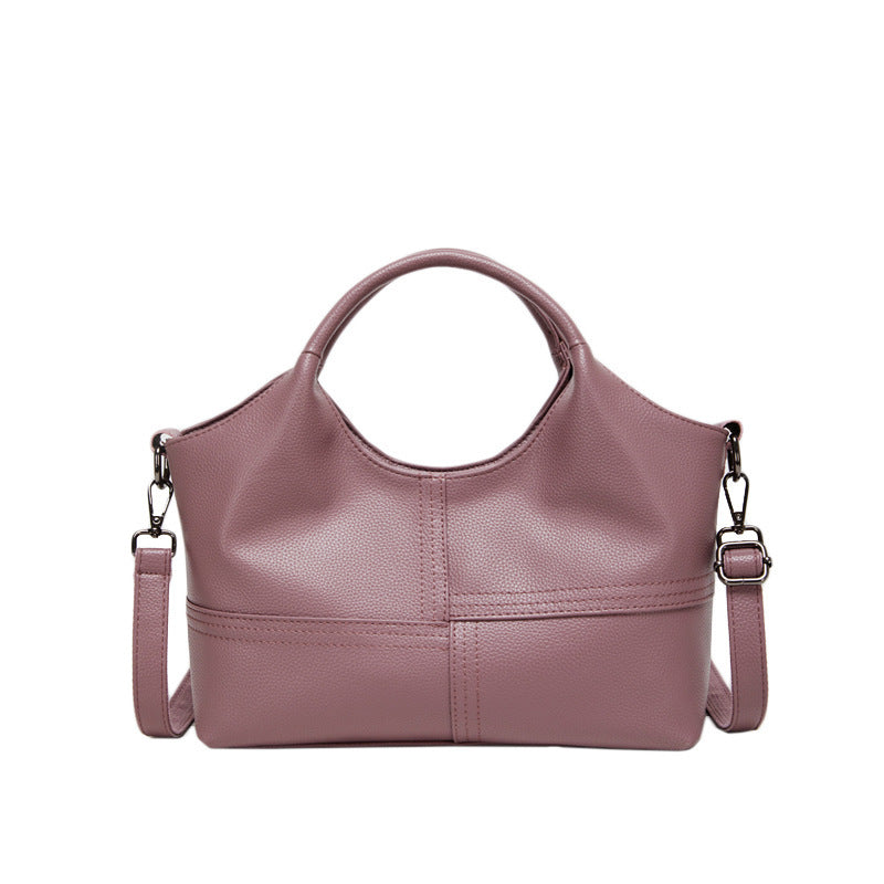 Lightweight Stitching Women's Large Capacity Advanced Texture Handbags