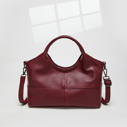 Lightweight Stitching Women's Large Capacity Advanced Texture Handbags